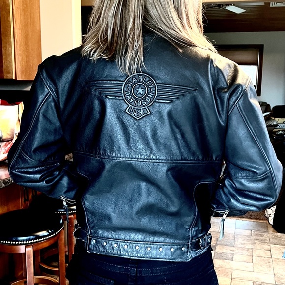 Harley-Davidson Other - 🚫SOLD!! NWOT |•HARLEY-DAVIDSON•| MEN’S PREMIUM BLACK LEATHER HARLEY-DAVIDSON